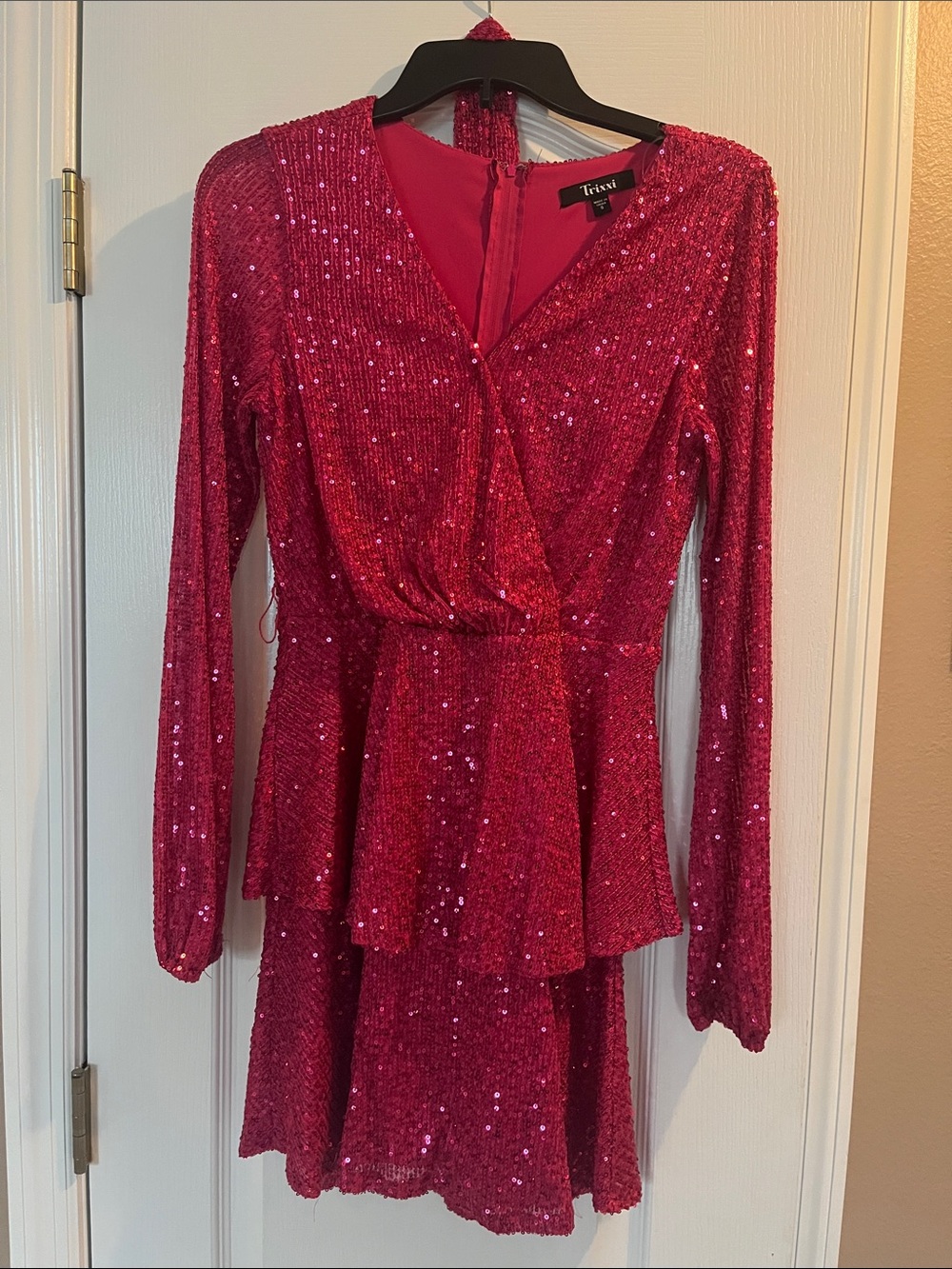 Trixxi Glittery Pink teen dress